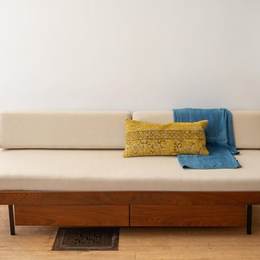 Cees Braakman Style Walnut Daybed