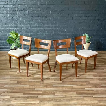 Set of 4 Mid-Century Modern Sculpted Dining Chairs, c.1950’s 