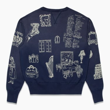 SAMUEL ZELIG Hotel Crewneck - Navy