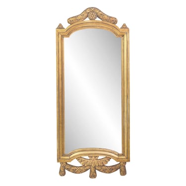 European 1960s Italian Gilded Wooden Mirror