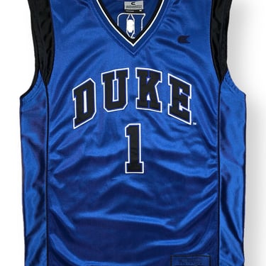 Vintage 90s/00s Colosseum Duke University Blue Devils #1 Basketball Jersey Size Large 