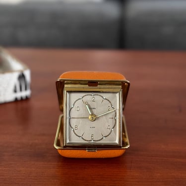 Vintage German Florn Travel Clock 