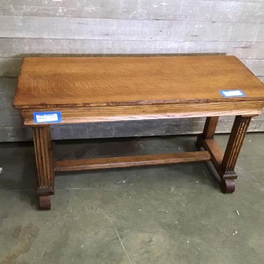 Figured Oak Piano Bench (Tacoma)