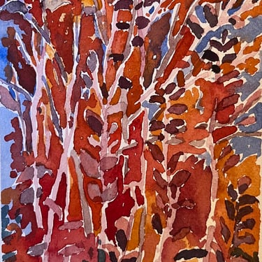 Susan Greenstein | &quot;Red and Orange&quot; Framed