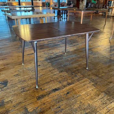 MCM Laminate Dining Table Powder Coated Legs