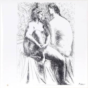 Pablo Picasso (After), La Femme - C, Ceramic Tile 