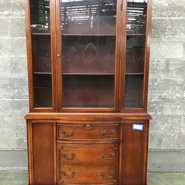 Mahogany China Hutch (Seattle)