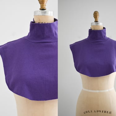 1980s/90s Purple Knit Turtleneck Dickie 