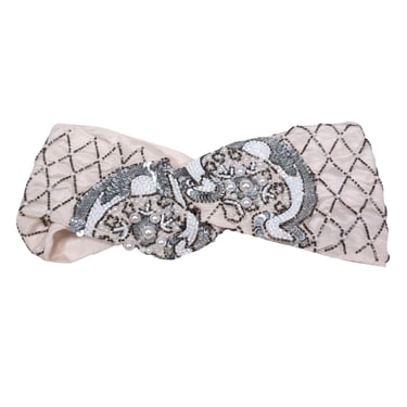 Mignonne Gavigan - Cream "Le Charlot Turban" Headband