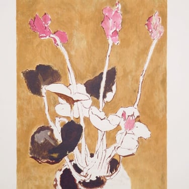 Les Cyclamens, Pablo Picasso (After), Marina Picasso Estate Lithograph Collection 