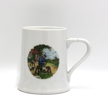 vintage Royal Schwabap Tankard Mug with Cobbler 