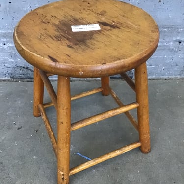 Quaint Solid Wood Stool (Seattle)