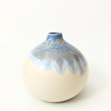 Large Crystalline Pottery Vase 