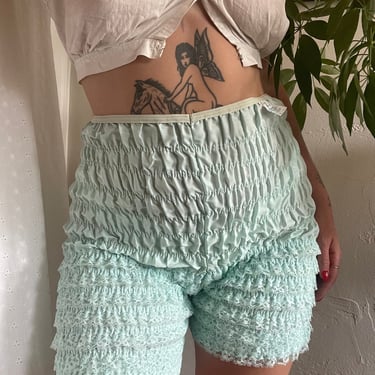 1970s Mint Lace Bloomers size Medium 