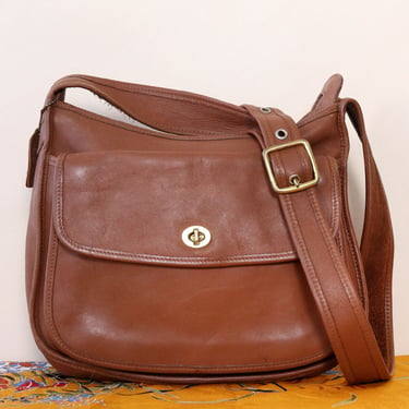 Chestnut Coach Hobo Bag