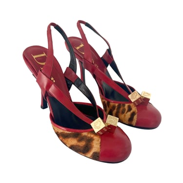 Dior Cheetah Gambler Heels