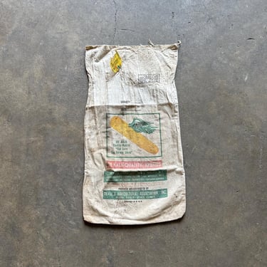 Vintage Dekalb Corn Seeds Farmhouse Feedsack Grain 