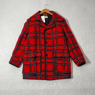 Pendelton Plaid Flannel Coat Sz. XL