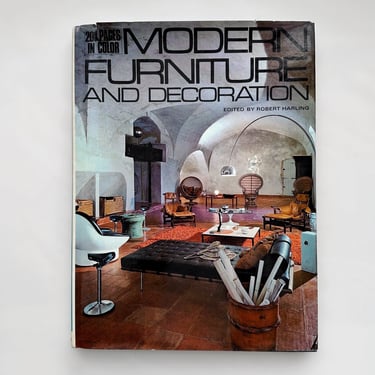 MODERN FURNITURE AND DECORATION, HARLING, 1971