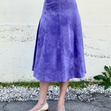 Lavender Fields Suede Maxi Skirt