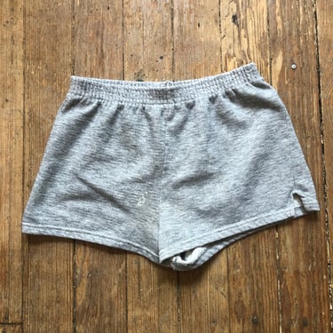 1970s Grey Sweat Shorts Small 