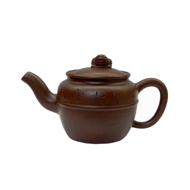 Chinese Handmade Yixing Zisha Clay Teapot With Artistic Accent ws2226E 
