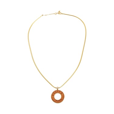Celine Gold Ring Logo Chain