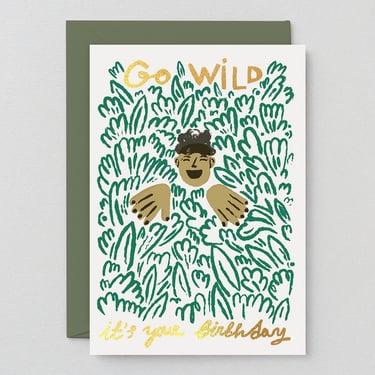 Go Wild Birthday Greeting Card