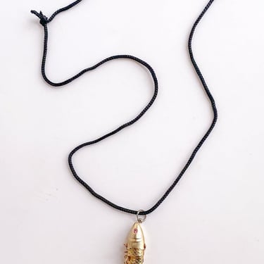 Vintage Articulated Fish Necklace