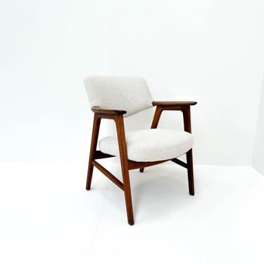 Rare Danish Teak Armchair by Erik Kirkegaard, Model 42, 1960s 