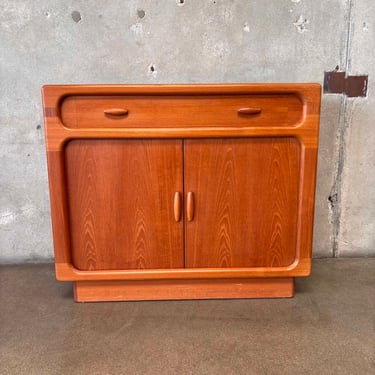Dyrlund 1960's Teak Tambour Cabinet