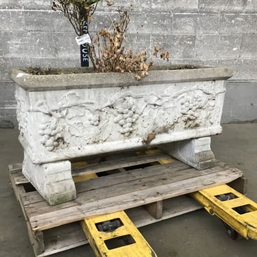 Ornate Concrete Garden Planter (Seattle)