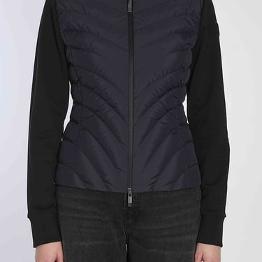 Moncler Women Diagonal-Quilted Sweatshirt