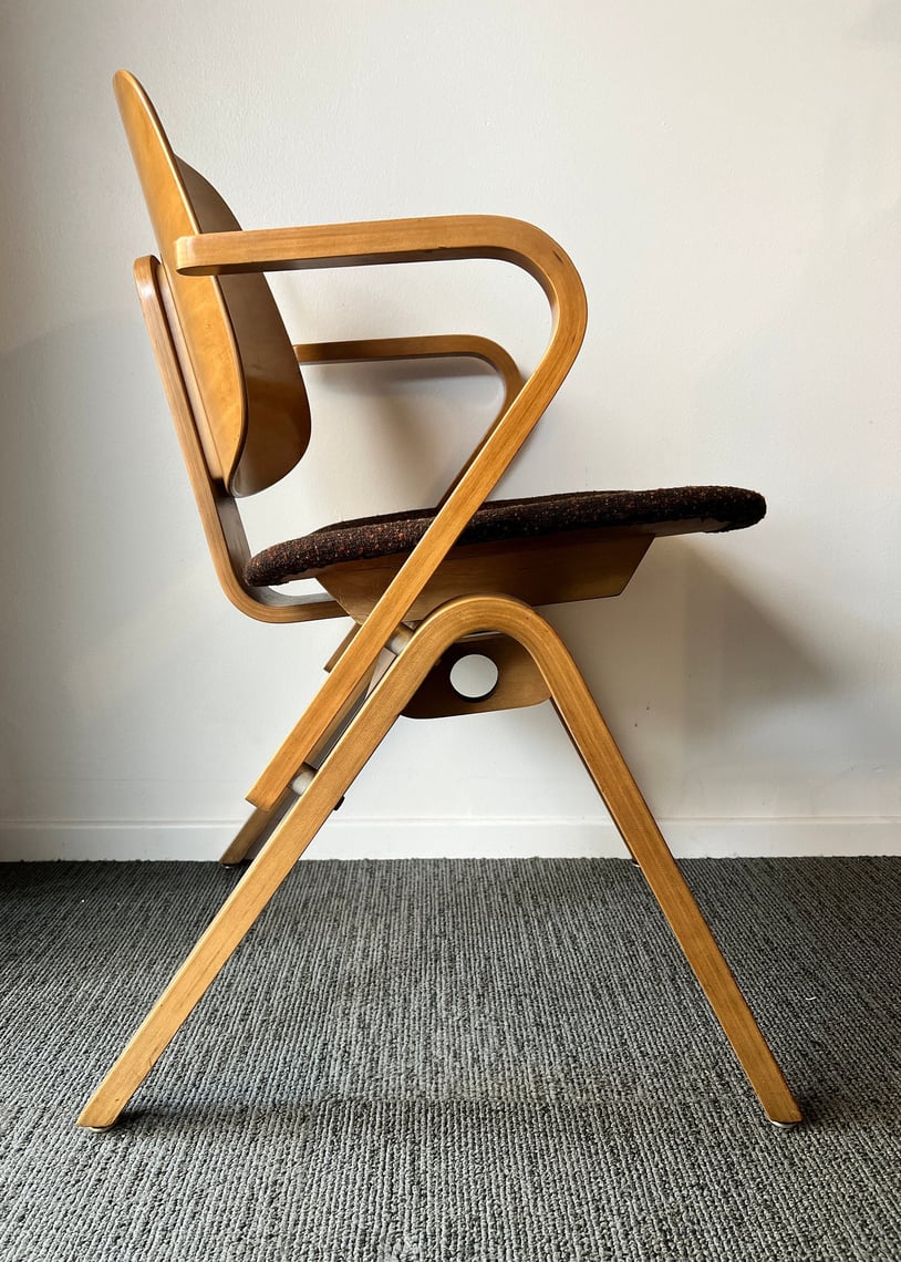 Bent plywood chair by Joe Atkinson for Thonet - molded | Atomic Pad ...