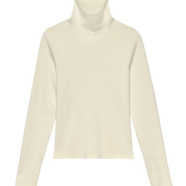 Donni. The Rib Turtleneck - Creme