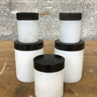 Set of Tiny Milk Glass Jars (Seattle)