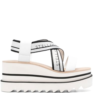 Stella Mccartney Women Sneak-Elyse Striped Platform Sandals