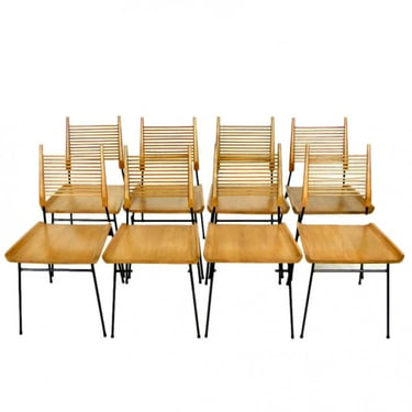 Set of 8 Paul McCobb Side Chairs