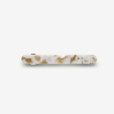 Midi Paris Barrette in Taupe Shell