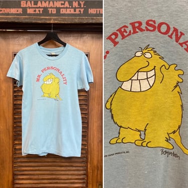 Vintage 1980’s “Mr. Personality” Funny Monster Boynton Artist Pop Art T-Shirt, 80’s Tee Shirt, Vintage Clothing 