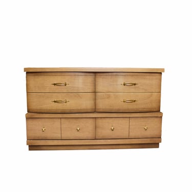 Vintage 6 Drawer Dresser with Mirror