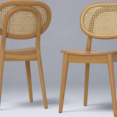 Rachel Dining Chair natural  Set of Two  FFW-727