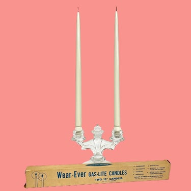 Vintage Wear-Ever Gas-Lite Candles Retro 1960s Mid Century Modern + 15