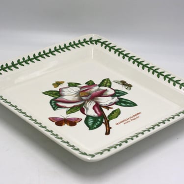 vintage Port Meirion Magnolia Square Plate 