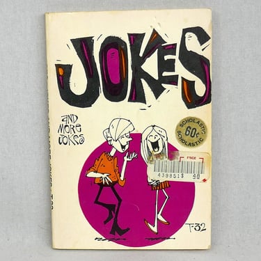 Jokes and More Jokes (1955) Scholastic Magazine puns, stories, cartoons - 1974 printing - Vintage Children's Joke and Humor Book 