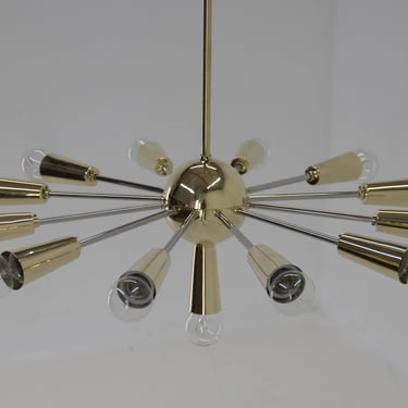 Space Age Sputnik Chandelier in Perfect Condition, Czechoslovakia, 1960s 