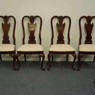 Set of Four THOMASVILLE FURNITURE Collectors Cherry Dining Side Chairs 10121-841-842 