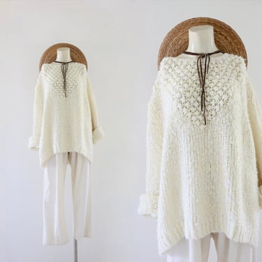 chamomile popcorn sweater 