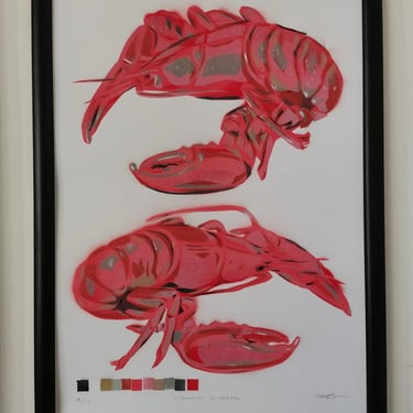 Common Lobster Risograph