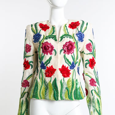 Sequin Flower Garden Jacket